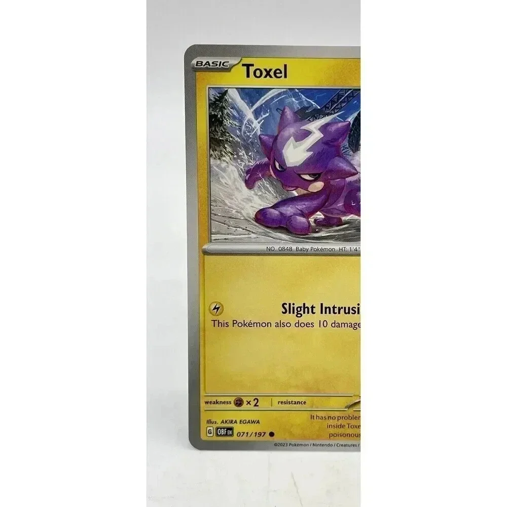 Toxel 071/197 Common S&V: Obsidian Non-Holo Pokemon TCG Mint‎ Unplayed
